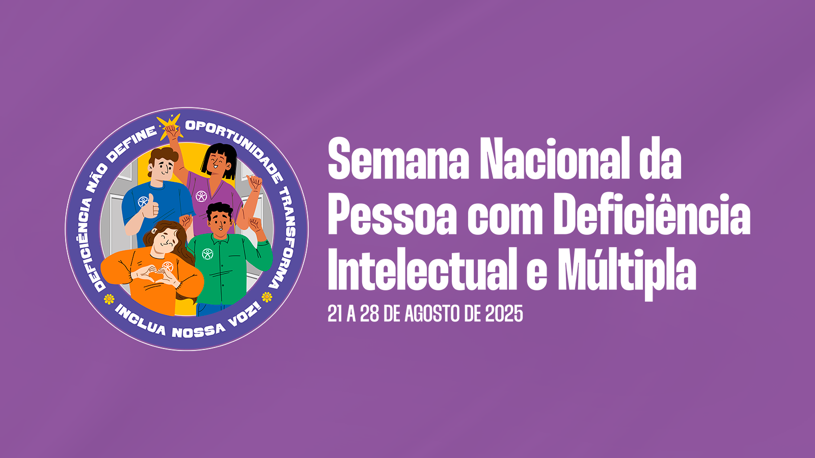 Apae - Semana Nacional da Pessoa com Deficiência Intelectual e Múltipla ...