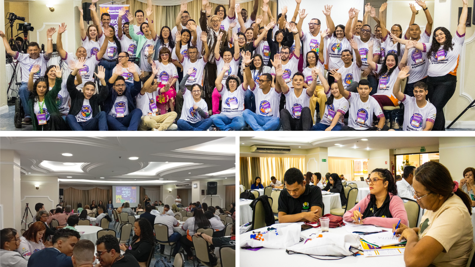 VI Encontro Nacional de Autodefensores dá protagonismo à voz das pessoas com deficiência intelectual e múltipla