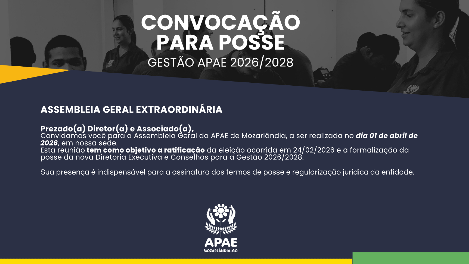 Convocação: Assembleia Geral Extraordinária (AGE)
