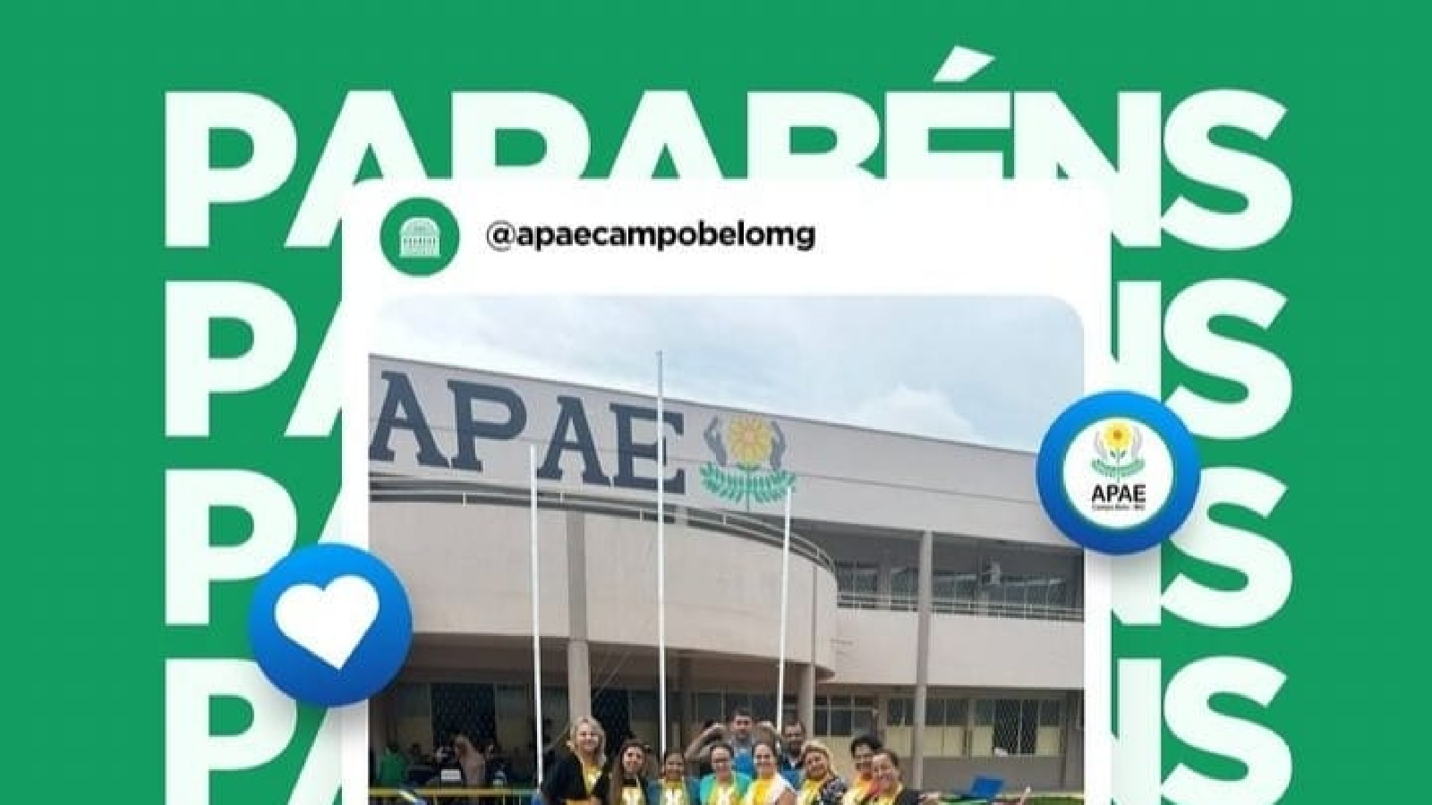 Aniversário da APAE 43 anos.