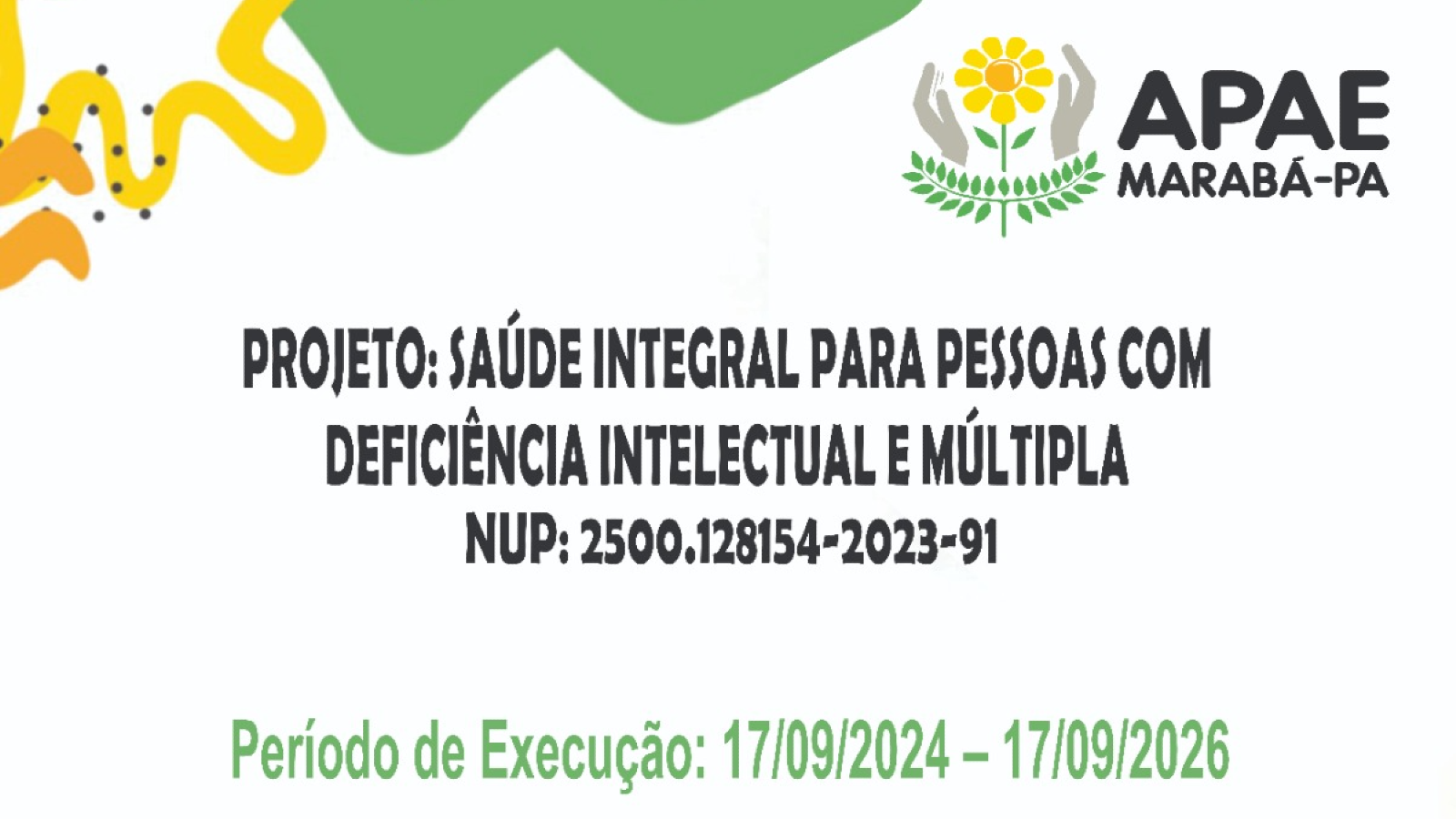 APAE de Marabá executa projeto do PRONAS voltado à saúde integral de pessoas com deficiência
