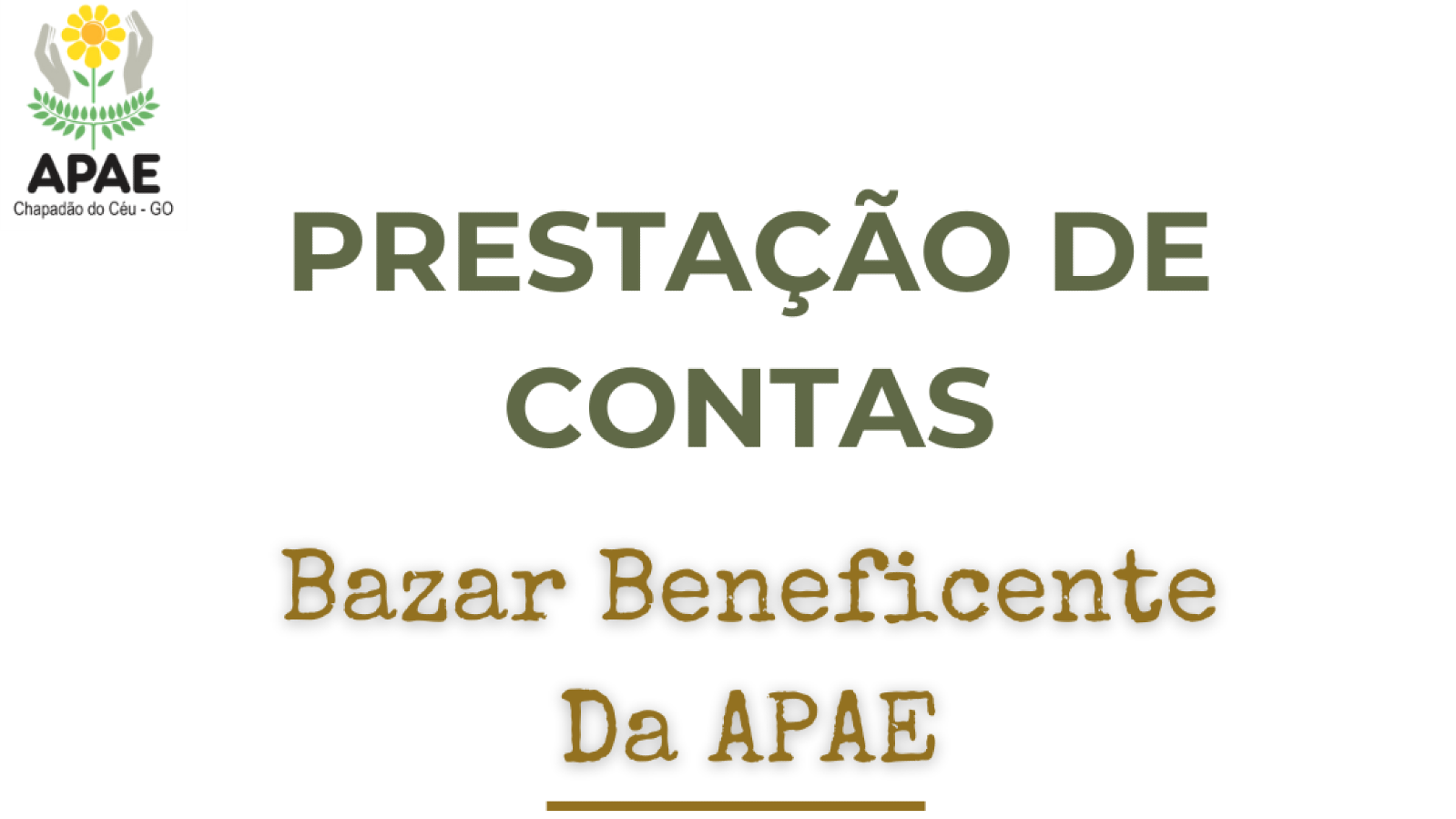 PRESTAÇÃO DE CONTAS
