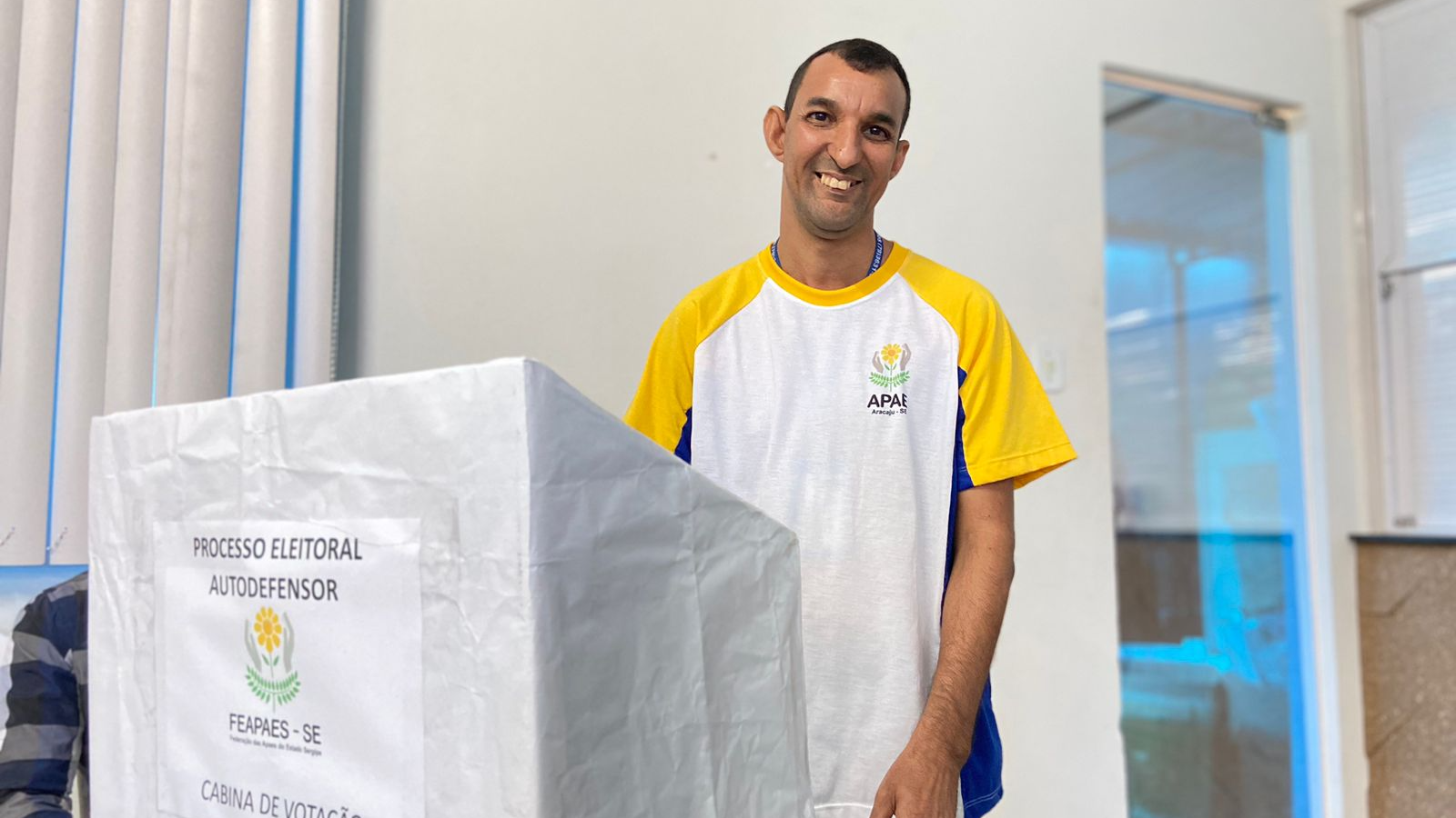Assistido da Apae Aracaju é eleito novo autodefensor do estado de Sergipe