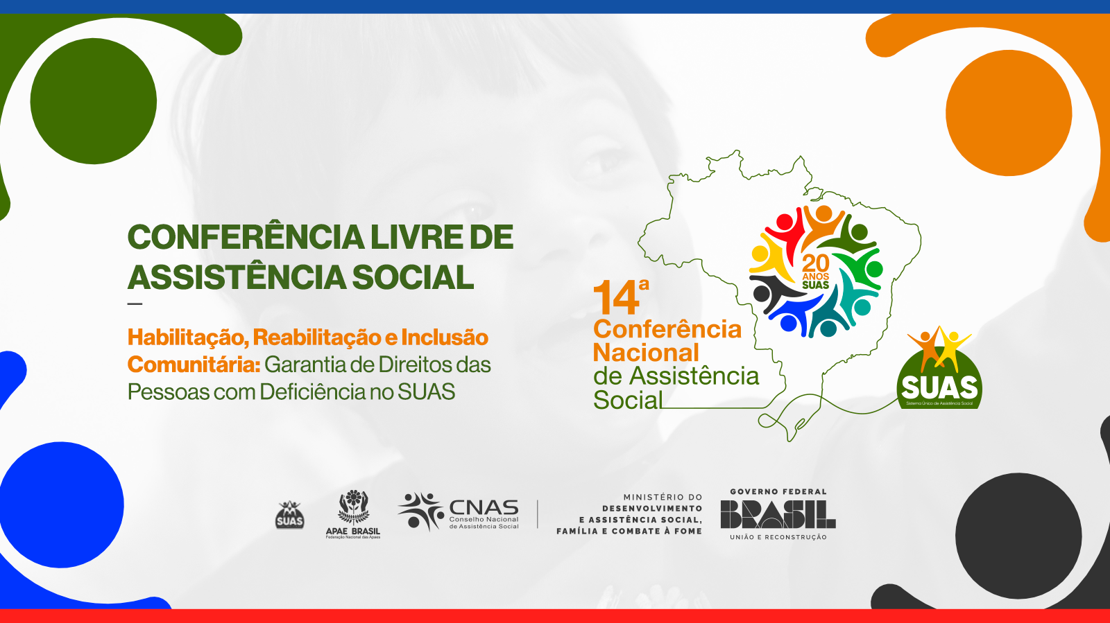 Fenapaes realiza Conferência Livre sobre habilitação, reabilitação e inclusão de pessoas com deficiência no SUAS
