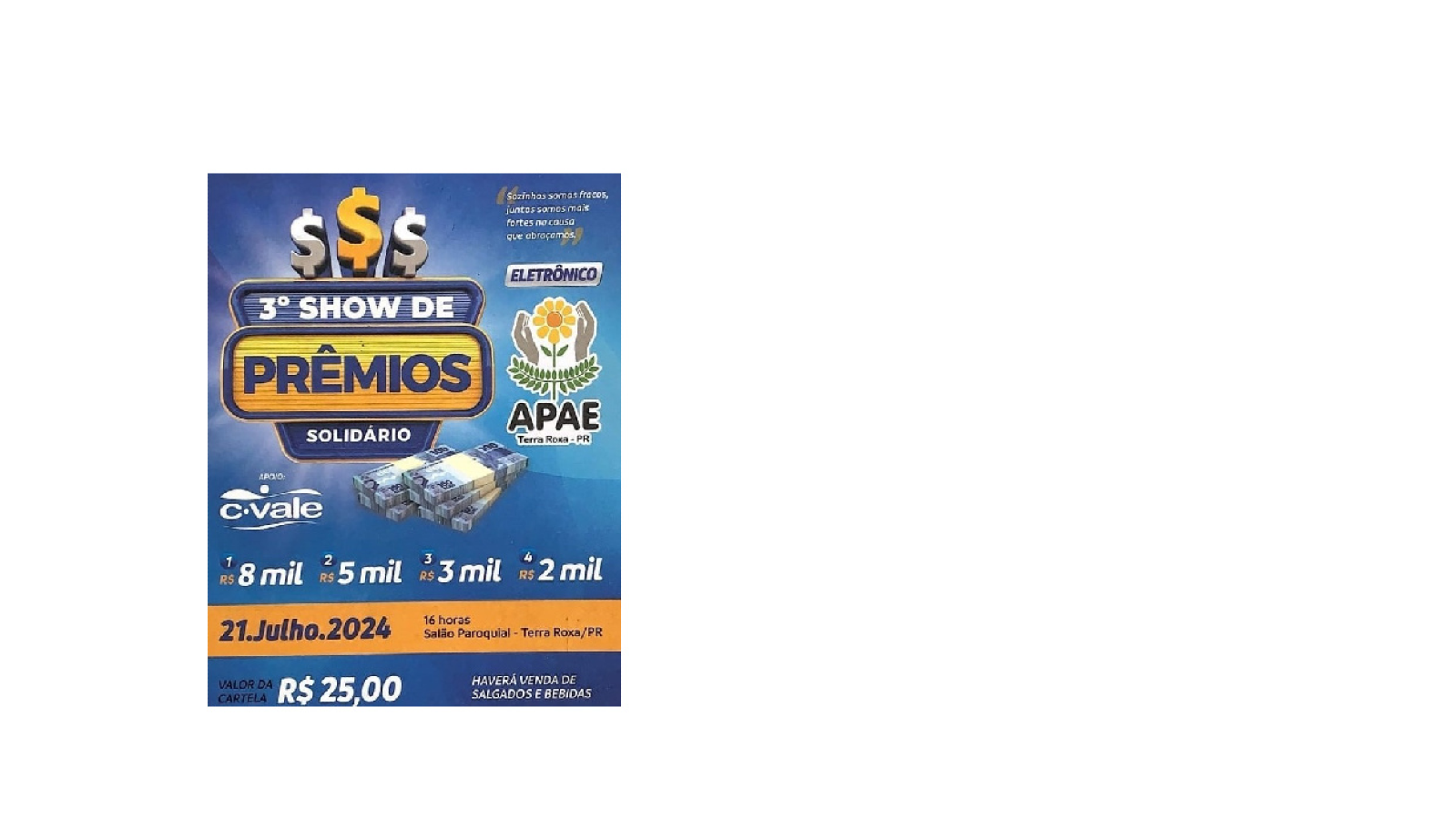 SHOW DE PRÊMIOS 2024